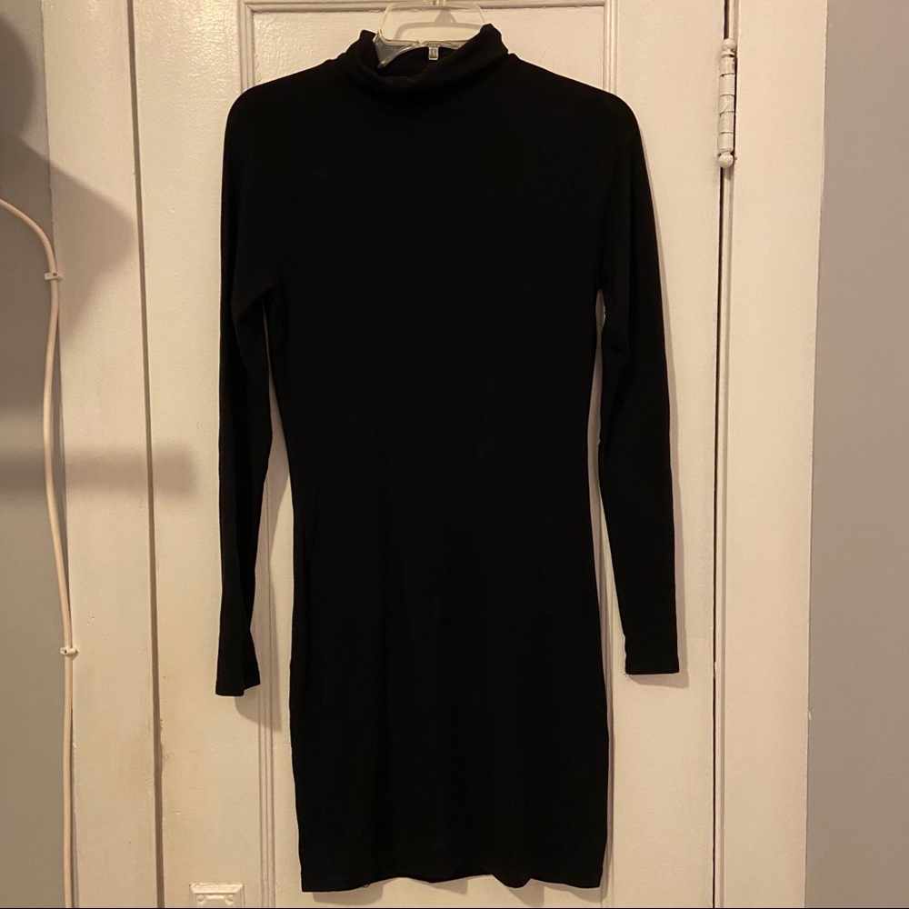 Forever 21 - Black Turtleneck Bodycon Dress - Med